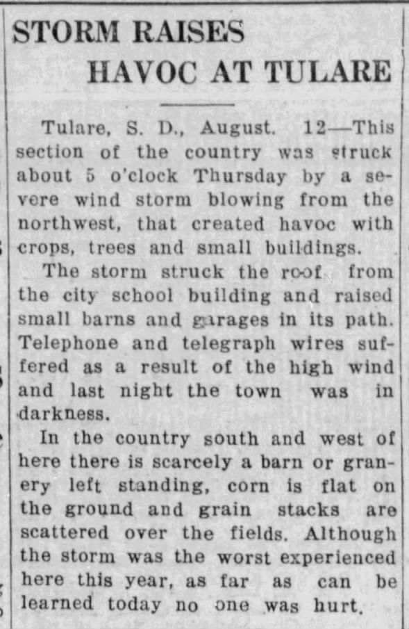 Clipping from Rapid City Journal